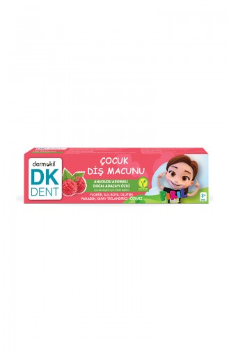 Dermokil Çocuk Diş Macunu Ahududu Aromalı 50 Ml 09740