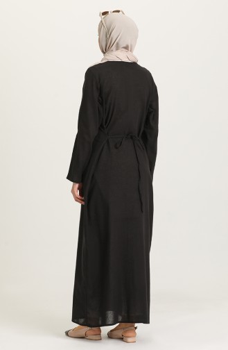 Black Abaya 8484-01