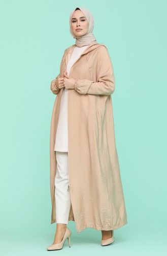 Beige Abaya 6887-02