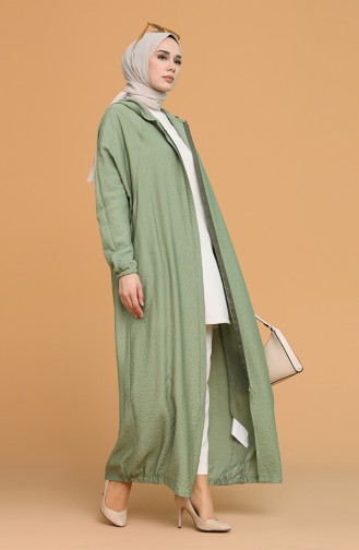 Unreife Mandelgrün Abayas 6887-03