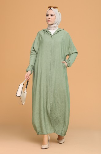 Green Almond Abaya 6887-03