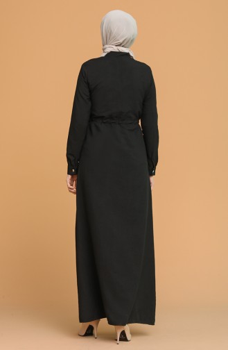 Black Abaya 6891-01