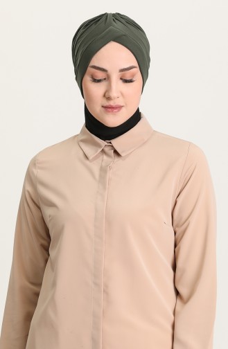 Doppelseitiger Bonnet 0028-02 Khaki 0028-02