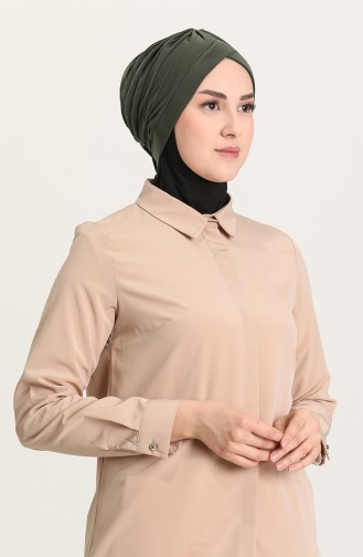 Doppelseitiger Bonnet 0028-02 Khaki 0028-02