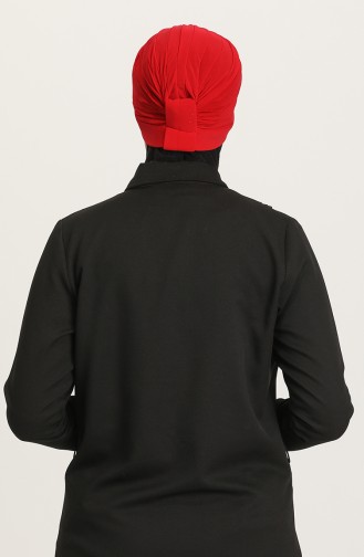 Doppelseitiger Bonnet 0028-16 Rot 0028-16