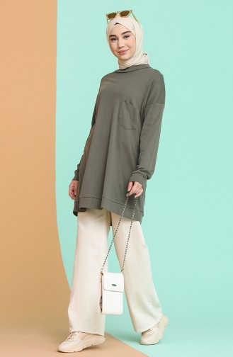 Khaki Sweatshirt 1572-01