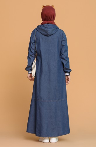 Robe Hijab Bleu Marine 6209-02