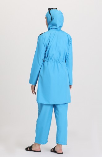 Turquoise Modest Swimwear 28169-01