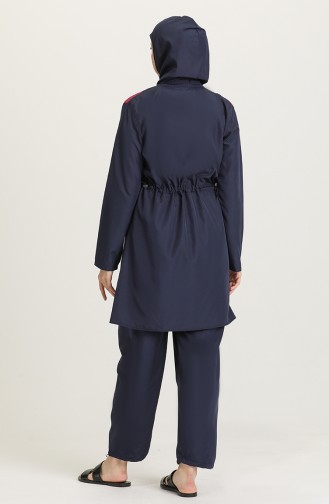 Navy Blue Swimsuit Hijab 28195-01