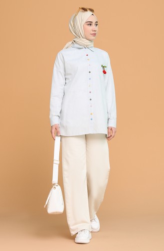 Babyblau Tunikas 2020-03