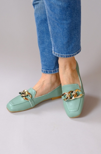 Mint green Woman Flat Shoe 20610lk-22-02