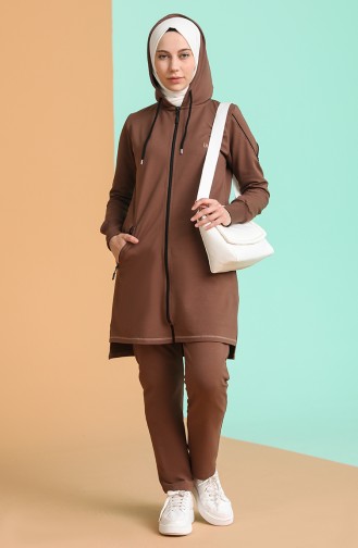 Brown Tracksuit 0431-02