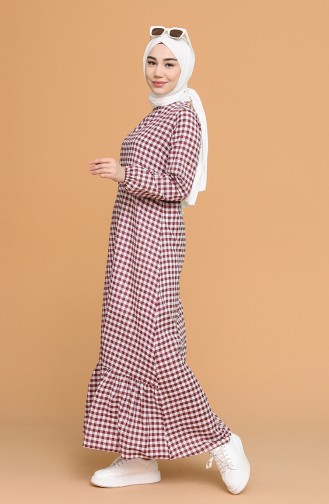Robe Hijab Plum 5007-02