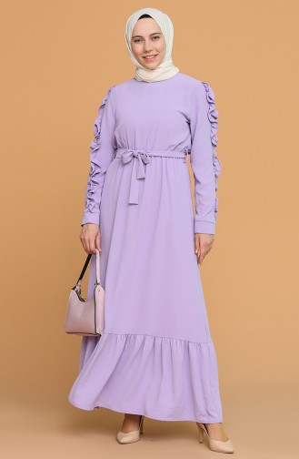 Violet Hijab Dress 1020-02