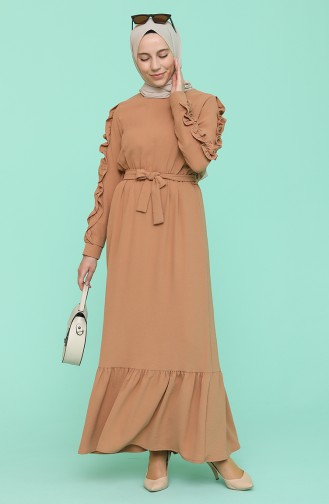 Robe Hijab Caramel 1020-04