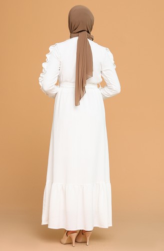 Robe Hijab Ecru 1020-06