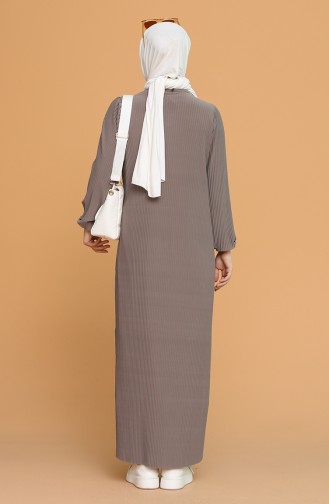Mink Hijab Dress 5370-03