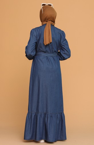 Robe Hijab Bleu Marine 4109-02