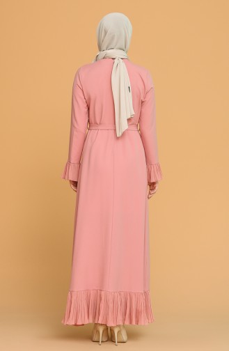 Powder Hijab Dress 4125-07