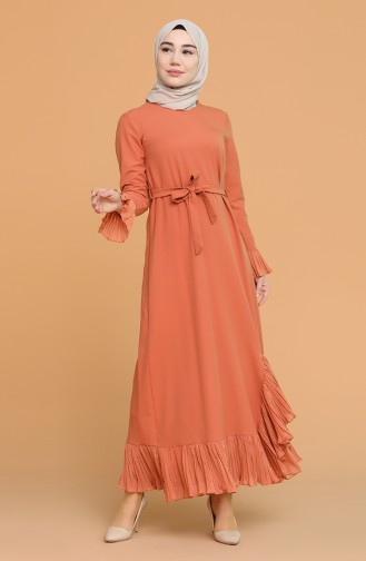 Onion Peel Hijab Dress 4125-08