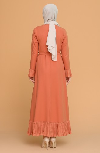Onion Peel Hijab Dress 4125-08