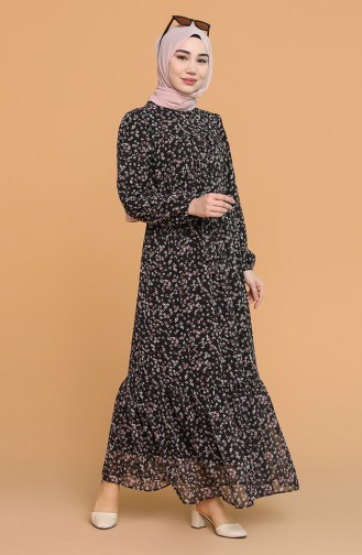 فستان أسود 5055-02