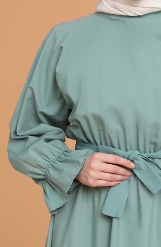 فستان أخضر فاتح 5301-09