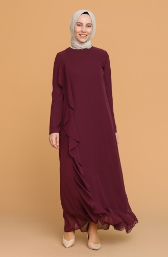 Robe Hijab Pourpre 5302-01