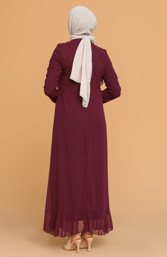 Purple İslamitische Jurk 5302-01