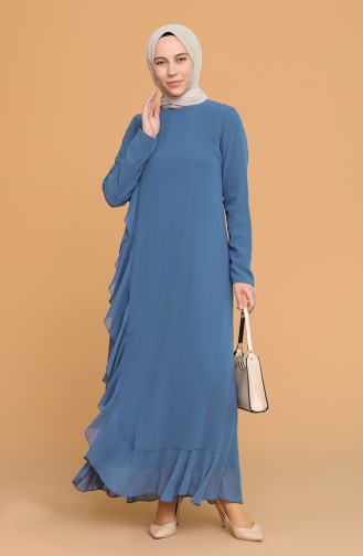Indigo Hijab Kleider 5302-05