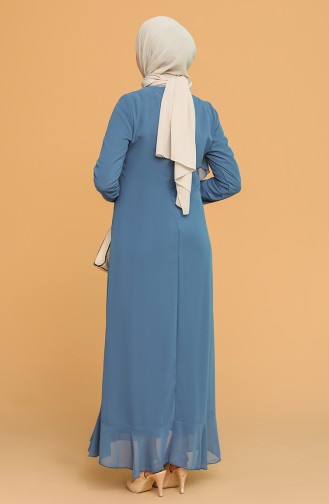 Indigo Hijab Kleider 5302-05