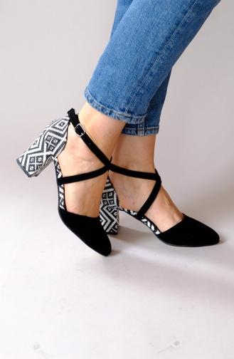 Chaussures a Talons Noir 20300-01