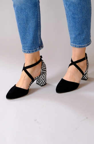 Chaussures a Talons Noir 20300-01