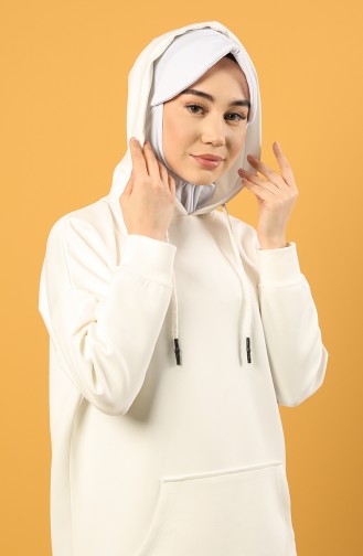 White Ready to Wear Turban 0044-02