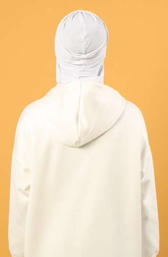 White Ready to Wear Turban 0044-02