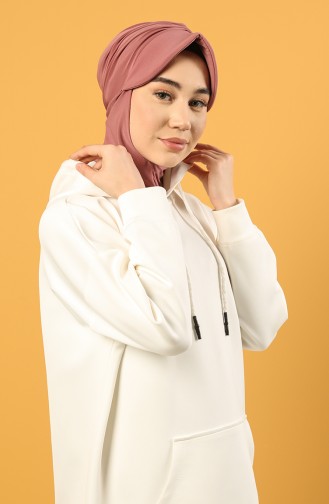 Beige-Rose Praktischer Turban 0044-03