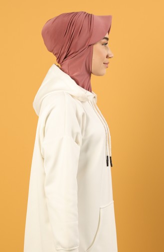 Beige-Rose Praktischer Turban 0044-03