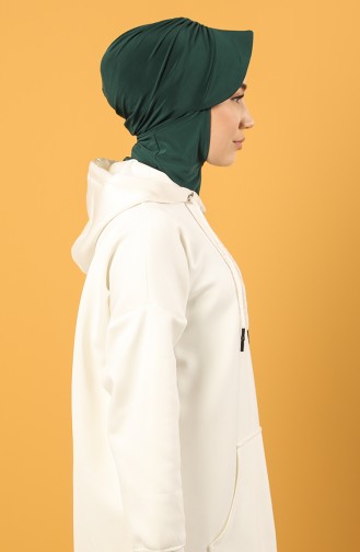 Smaragdgrün Praktischer Turban 0044-04