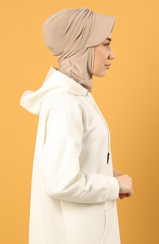 Spor Şapka Scarf Bone 0044-07 Açık Vizon