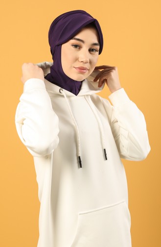 Spor Şapka Scarf Bone 0044-08 Mor