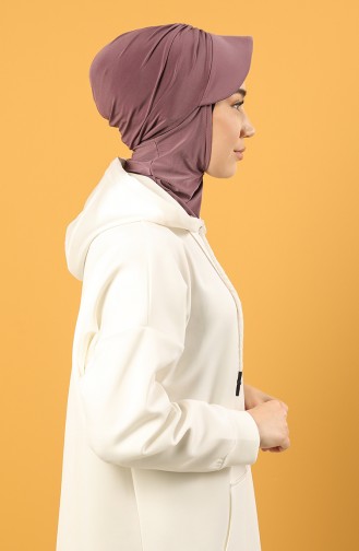 Dunkel-Lila Praktischer Turban 0044-09