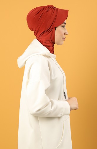 Turban Pret-a-Porter Couleur brique 0044-12