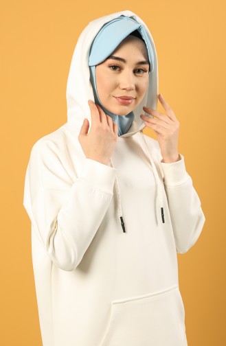 Babyblau Praktischer Turban 0044-18