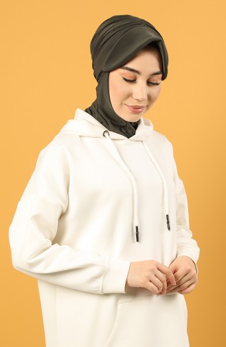 Spor Şapka Scarf Bone 0044-22 Koyu Haki