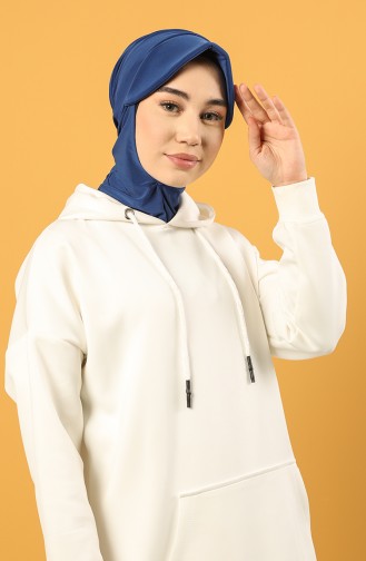 Saks-Blau Praktischer Turban 0044-23