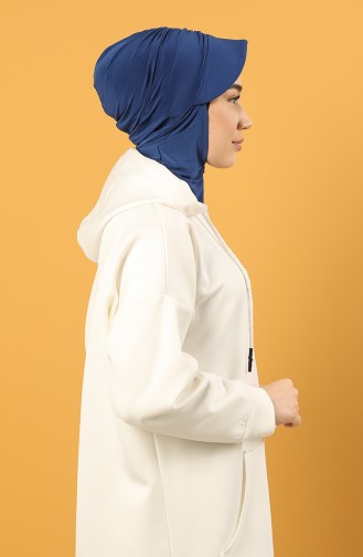 Saks-Blau Praktischer Turban 0044-23