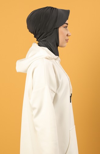 Rauchgrau Praktischer Turban 0044-24