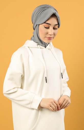 Spor Şapka Scarf Bone 0044-27 Gri