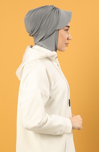 Spor Şapka Scarf Bone 0044-27 Gri