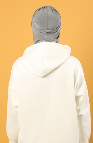 Spor Şapka Scarf Bone 0044-27 Gri